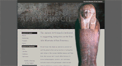 Desktop Screenshot of ancientartcouncil.org